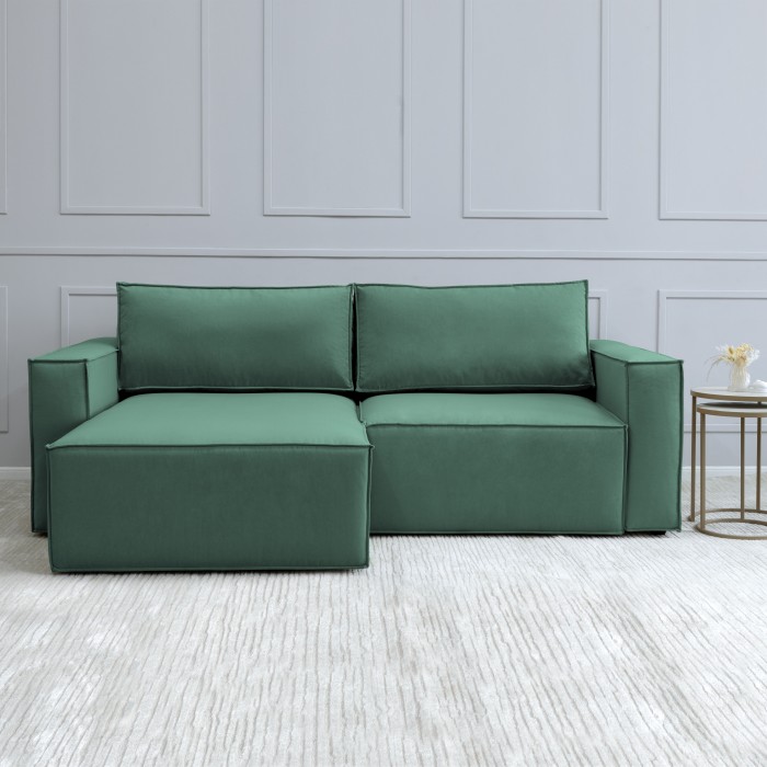 Мягкий угол «Чикаго» (Аквамариновый)