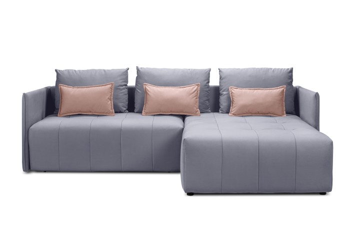 Мягкий угол «Чилетти» (Светло-серый)