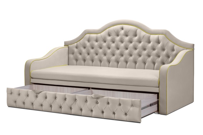 Кровать «Инфинити» 900×2000 с ящиками (Бежевый)