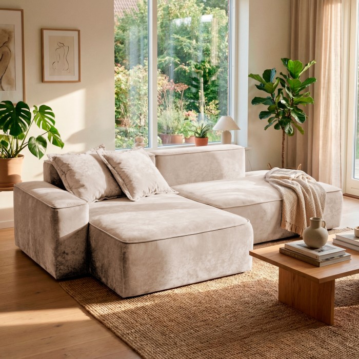 Мягкий угол «Бали» (Кремовый)