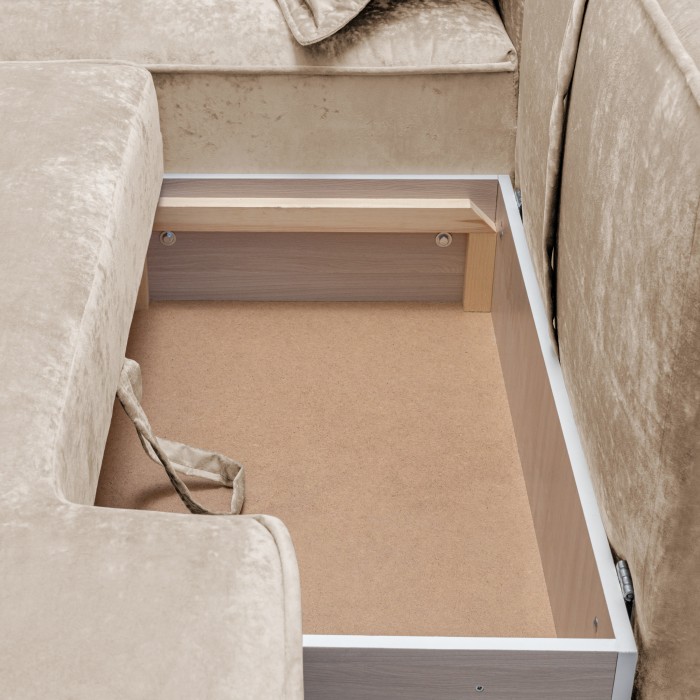 Мягкий угол «Бали» (Кремовый)