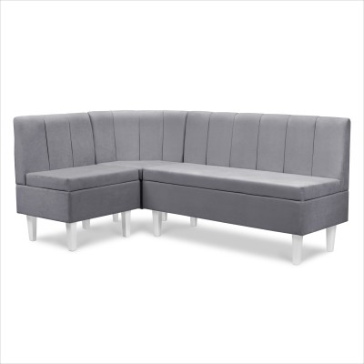 Кухонный уголок «Лео» 1260×1900 (660×580×1320) (Серый)