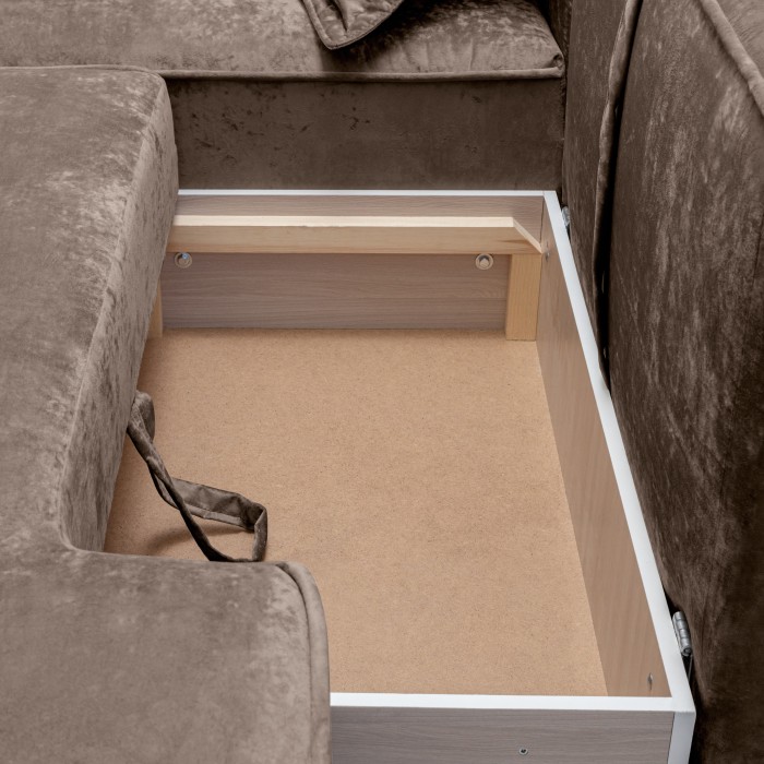 Мягкий угол «Бали» (Какао)