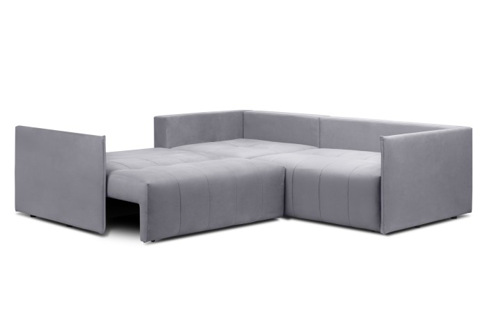 Мягкий угол «Чилетти» long (Светло-серый)