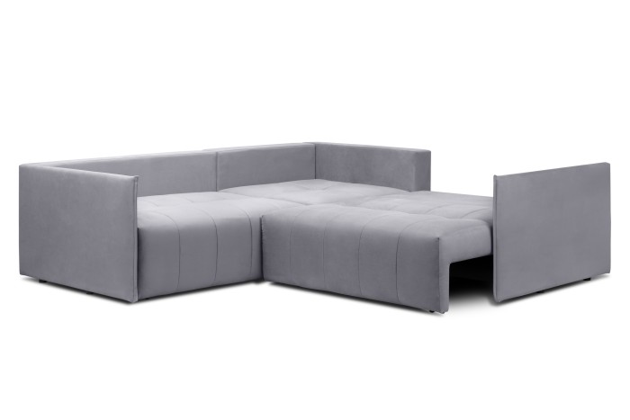 Мягкий угол «Чилетти» long (Светло-серый)