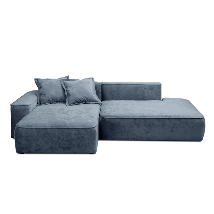 Мягкий угол «Бали» (Серо-голубой)