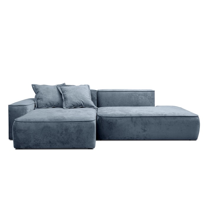 Мягкий угол «Бали» (Серо-голубой)