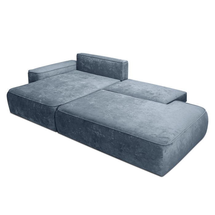 Мягкий угол «Бали» (Серо-голубой)