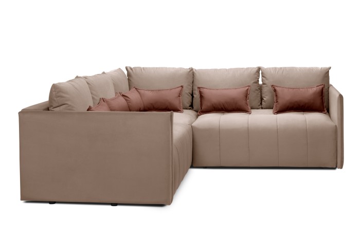 Мягкий угол «Чилетти» long (Пудровый)