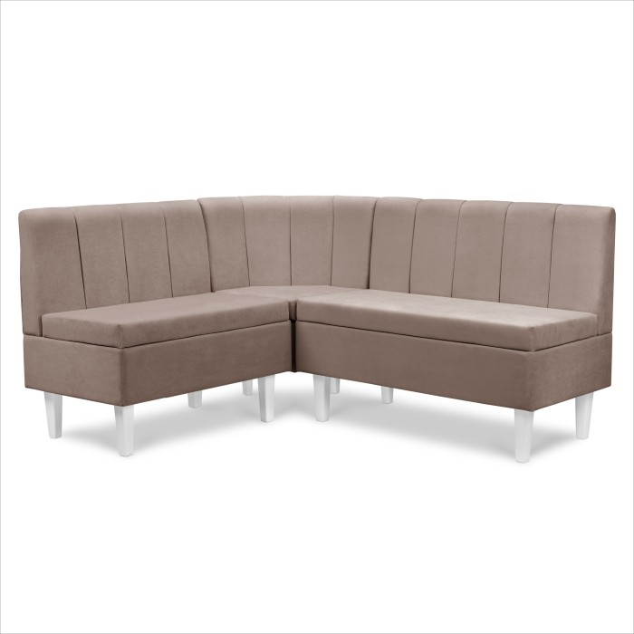 Кухонный уголок «Лео» 1480×1700 (880×580×1100) (Какао)