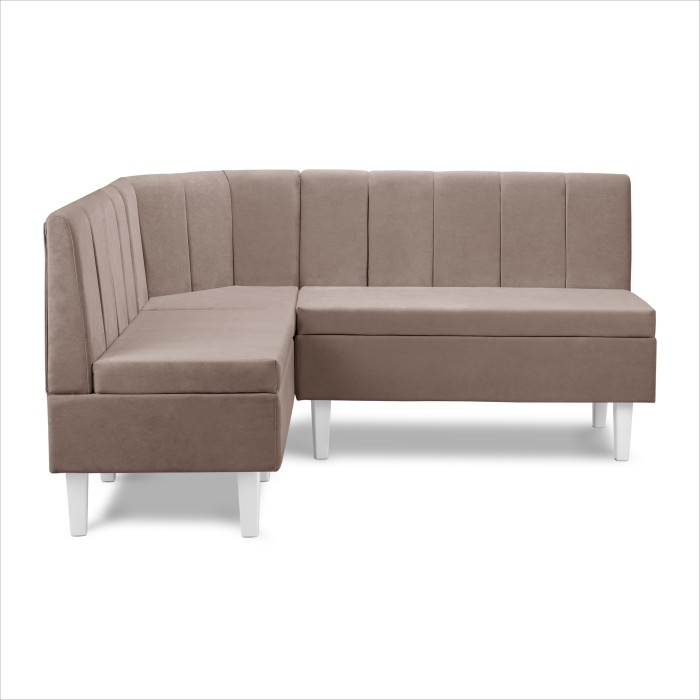 Кухонный уголок «Лео» 1480×1700 (880×580×1100) (Какао)