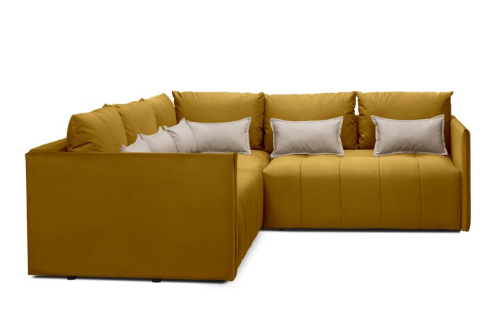 Мягкий угол «Чилетти» long (Горчичный)