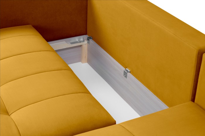 Мягкий угол «Чилетти» long (Горчичный)