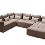 Мягкий угол «Чилетти» П-образный (Какао)