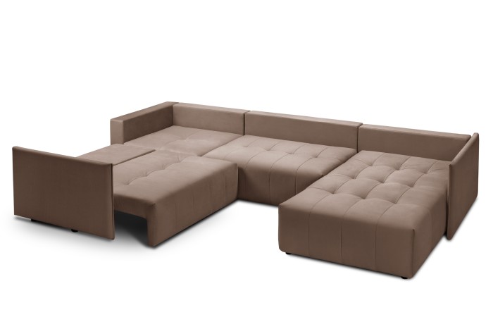 Мягкий угол «Чилетти» П-образный (Какао)