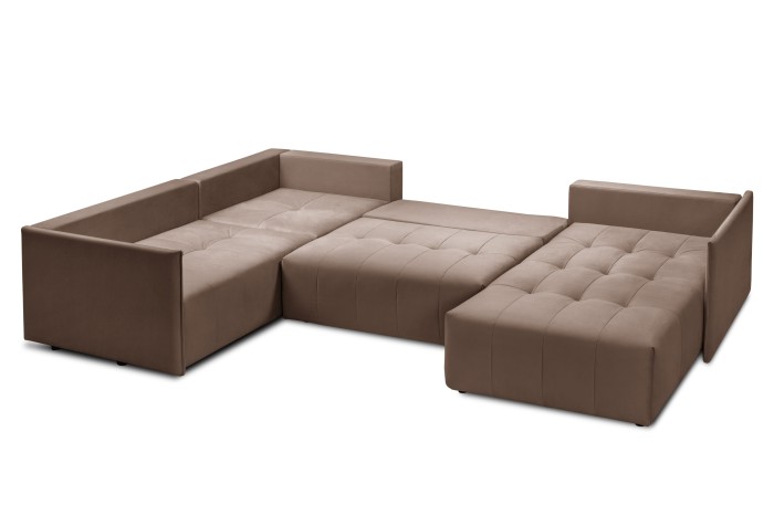 Мягкий угол «Чилетти» П-образный (Какао)