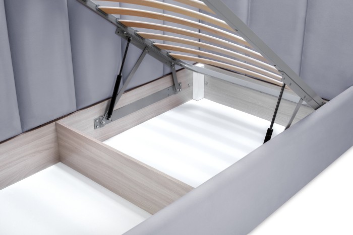 Кровать «Мия» (Светло-серый)