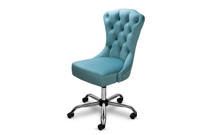 Стул «Милано» компьютерный (Аквамариновый)