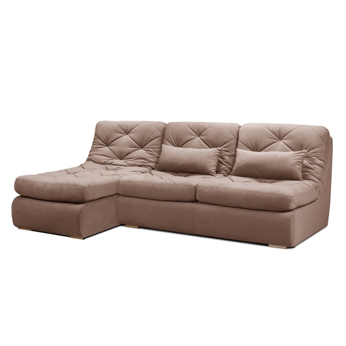 Мягкий угол «Борнео» с оттоманкой (Какао)