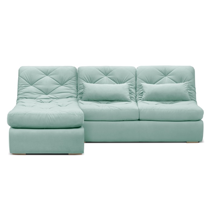 Мягкий угол «Борнео» с оттоманкой (Мятный)