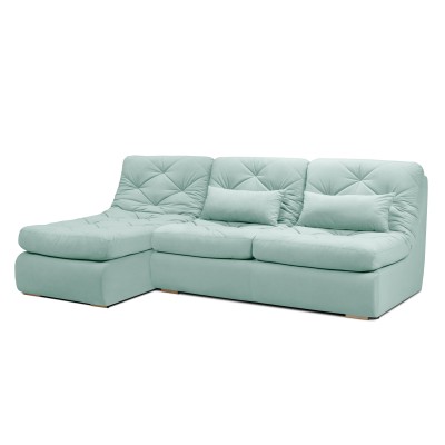 Мягкий угол «Борнео» с оттоманкой (Мятный)