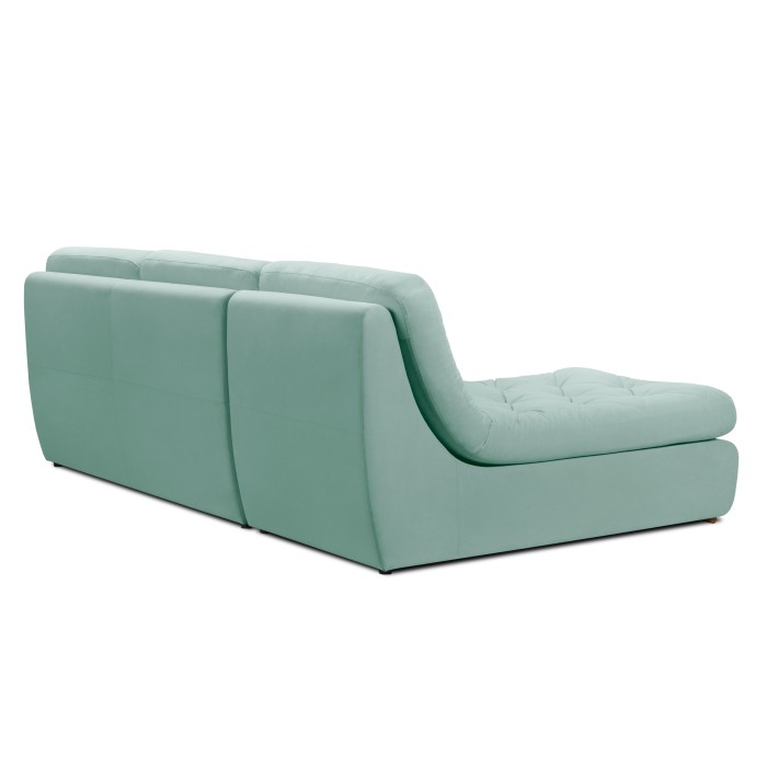 Мягкий угол «Борнео» с оттоманкой (Мятный)