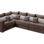 Мягкий угол «Мэдисон» long левый ПБ (Мокко)