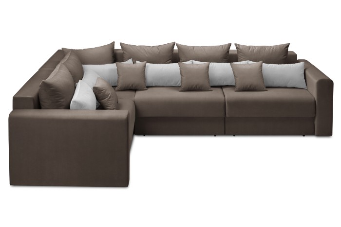 Мягкий угол «Мэдисон» long левый ПБ (Мокко)