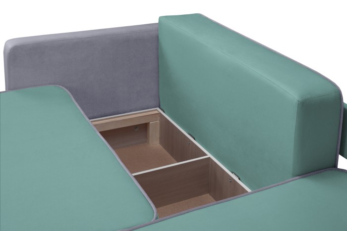 Мягкий угол «Перс» (Аквамариновый)