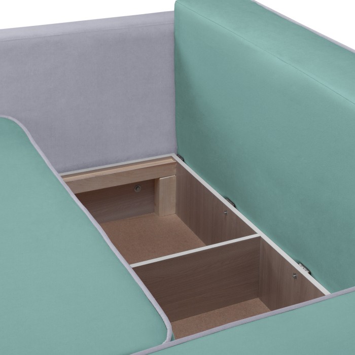 Мягкий угол «Перс» (Аквамариновый)