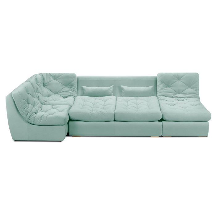 Мягкий угол «Борнео» П-образный (Мятный)