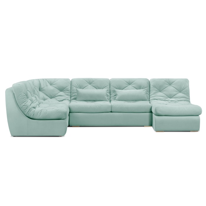 Мягкий угол «Борнео» П-образный (Мятный)