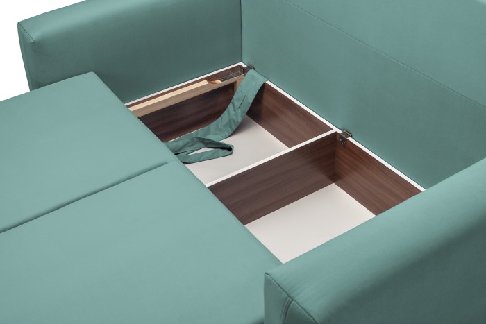 Диван-кровать «Крафт» 1.4 (Аквамариновый)