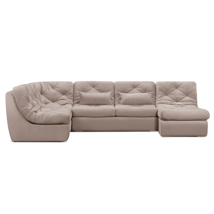 Мягкий угол «Борнео» П-образный (Какао)