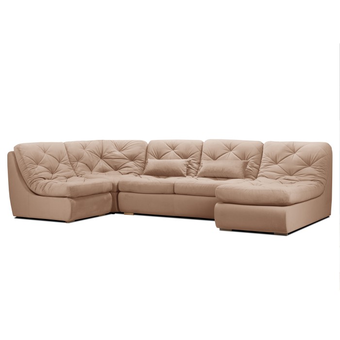 Мягкий угол «Борнео» П-образный (Бежевый)