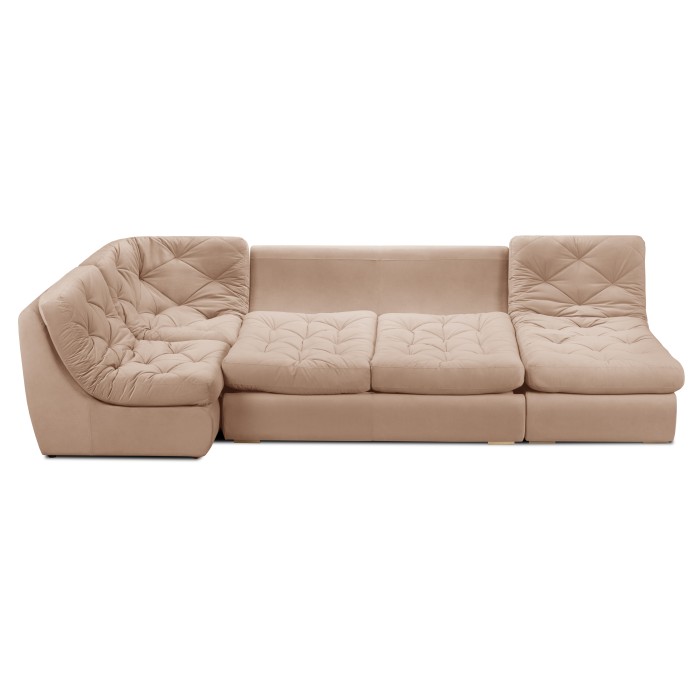 Мягкий угол «Борнео» П-образный (Бежевый)