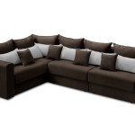 Мягкий угол «Мэдисон» long левый ПБ (Коричневый)