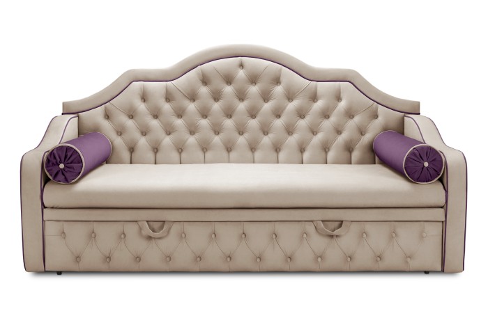 Кровать «Инфинити» 900×2000 с ящиками (Кремовый)