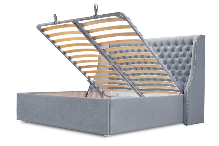 Кровать «Пандора» (Светло-серый)