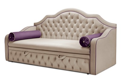 Кровать «Инфинити» 900×2000 с мех. дельфин (Кремовый)