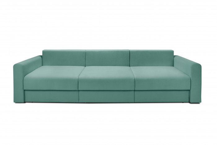 Диван-кровать «Мэдисон» 3-х секц ПБ (Аквамариновый)