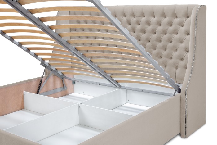 Кровать «Пандора» (Кремовый)