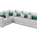 Мягкий угол «Мэдисон» long левый ПБ (Белый)