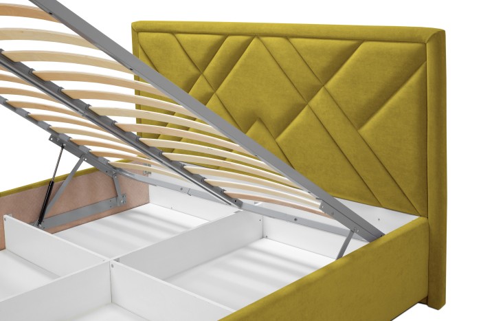 Кровать «Сидней» (Горчичный)