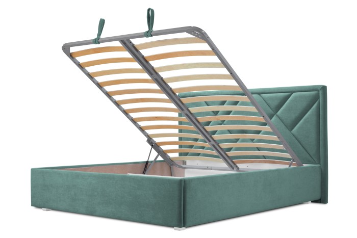 Кровать «Сидней» (Аквамариновый)