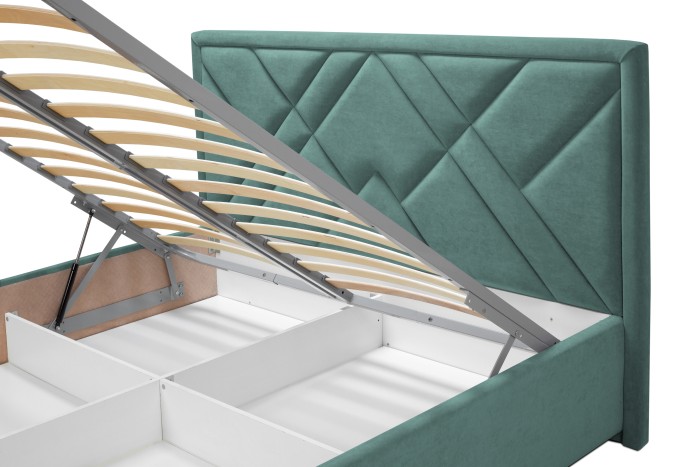 Кровать «Сидней» (Аквамариновый)