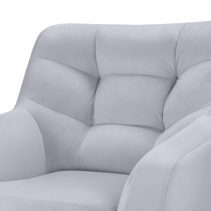 Кресло отдыха «Гранд» (Светло-серый)