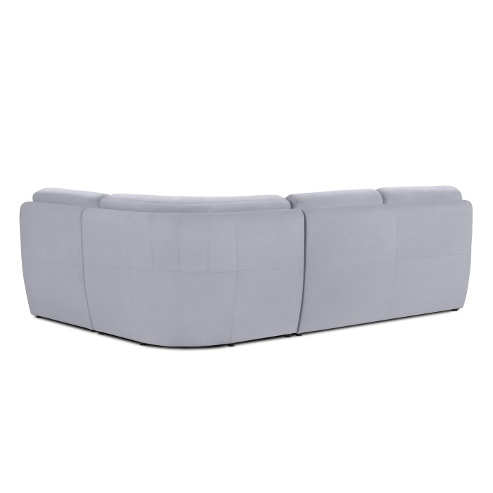 Мягкий угол «Борнео» (Светло-серый)