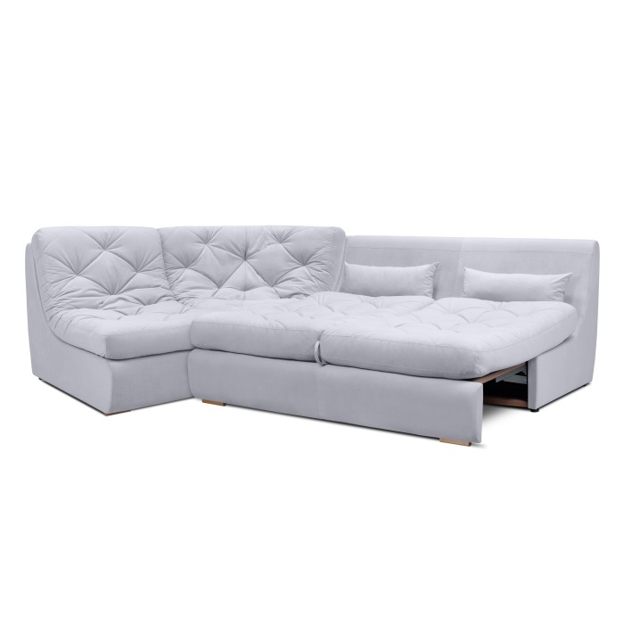 Мягкий угол «Борнео» (Светло-серый)