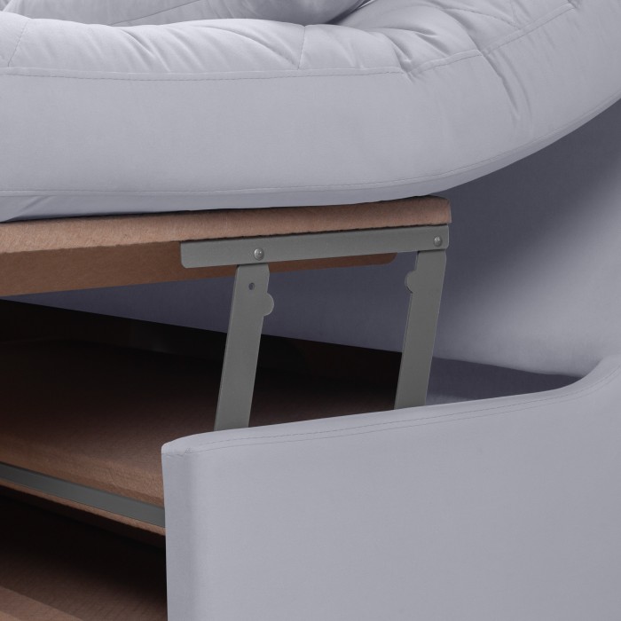 Мягкий угол «Борнео» (Светло-серый)